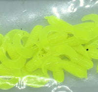 1" Panfish Twisters. Pack of 20.
